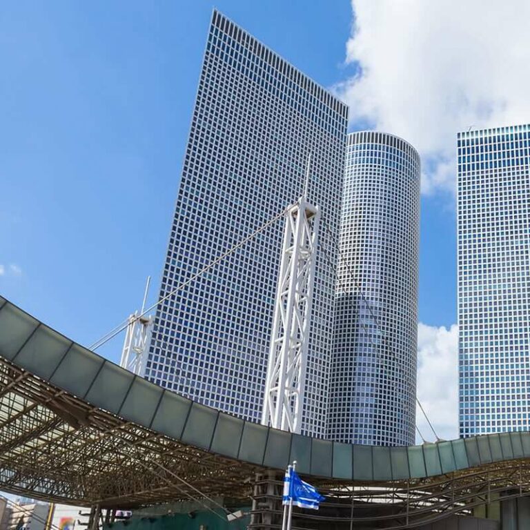 Azrielli Towers and mall